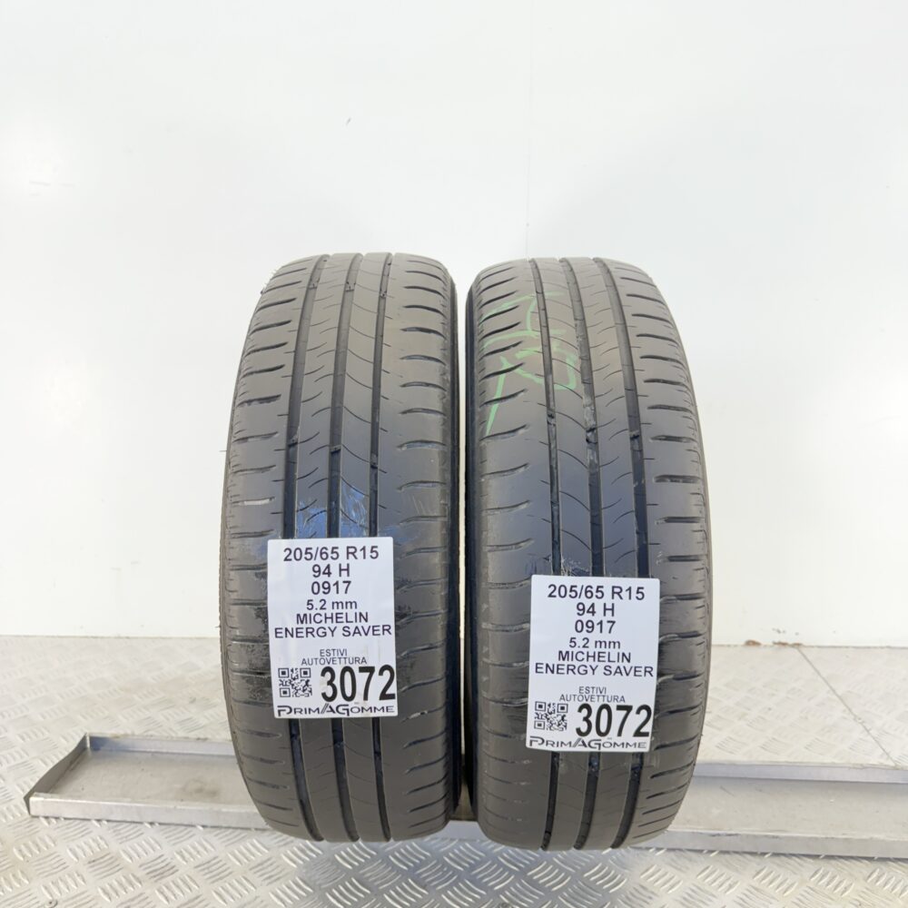 Gomme Usate 205 65 R15 94H MICHELIN ENERGY SAVER 74% Estive