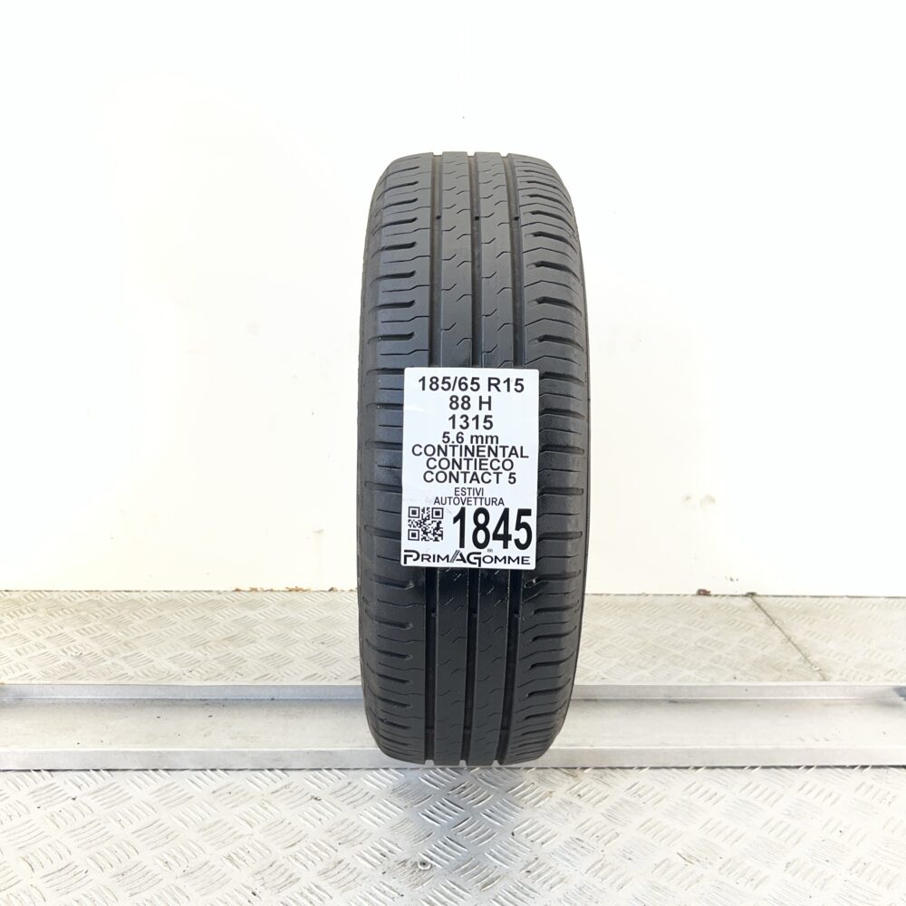 Pneumatico Usato 185 65 R15 88H CONTINENTAL ContiEcoContact 5 80% Estivo - immagine 4