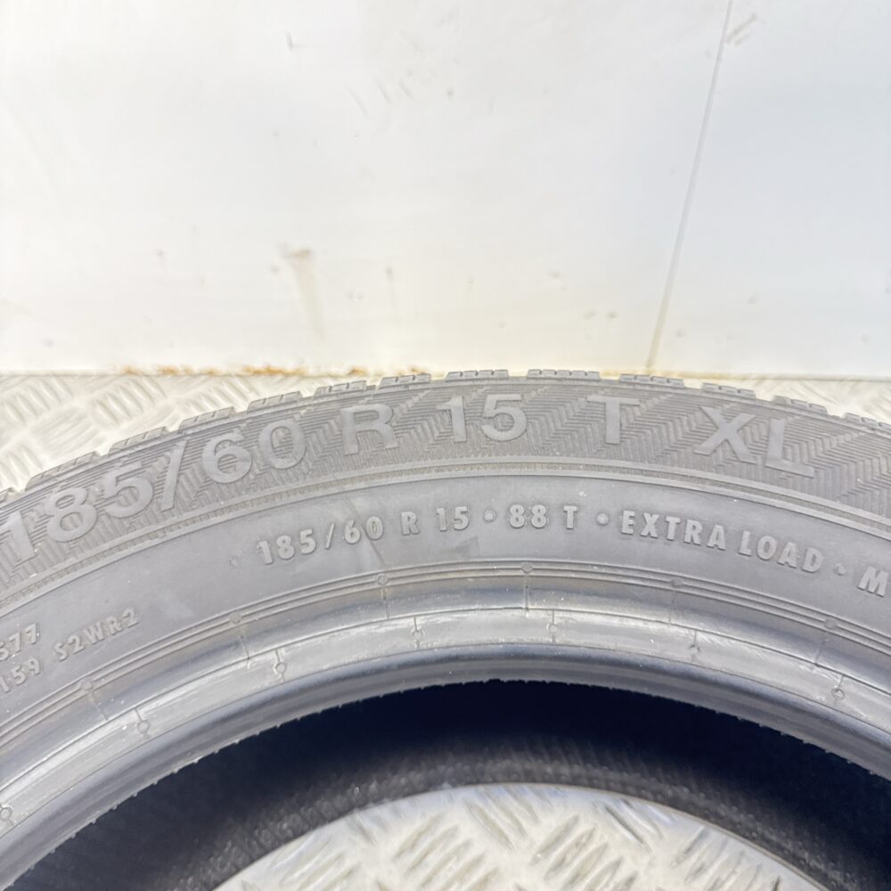 Gomma Usata 185 60 R15 88T Gislaved Eurofrost 6 80% Invernale - immagine 7