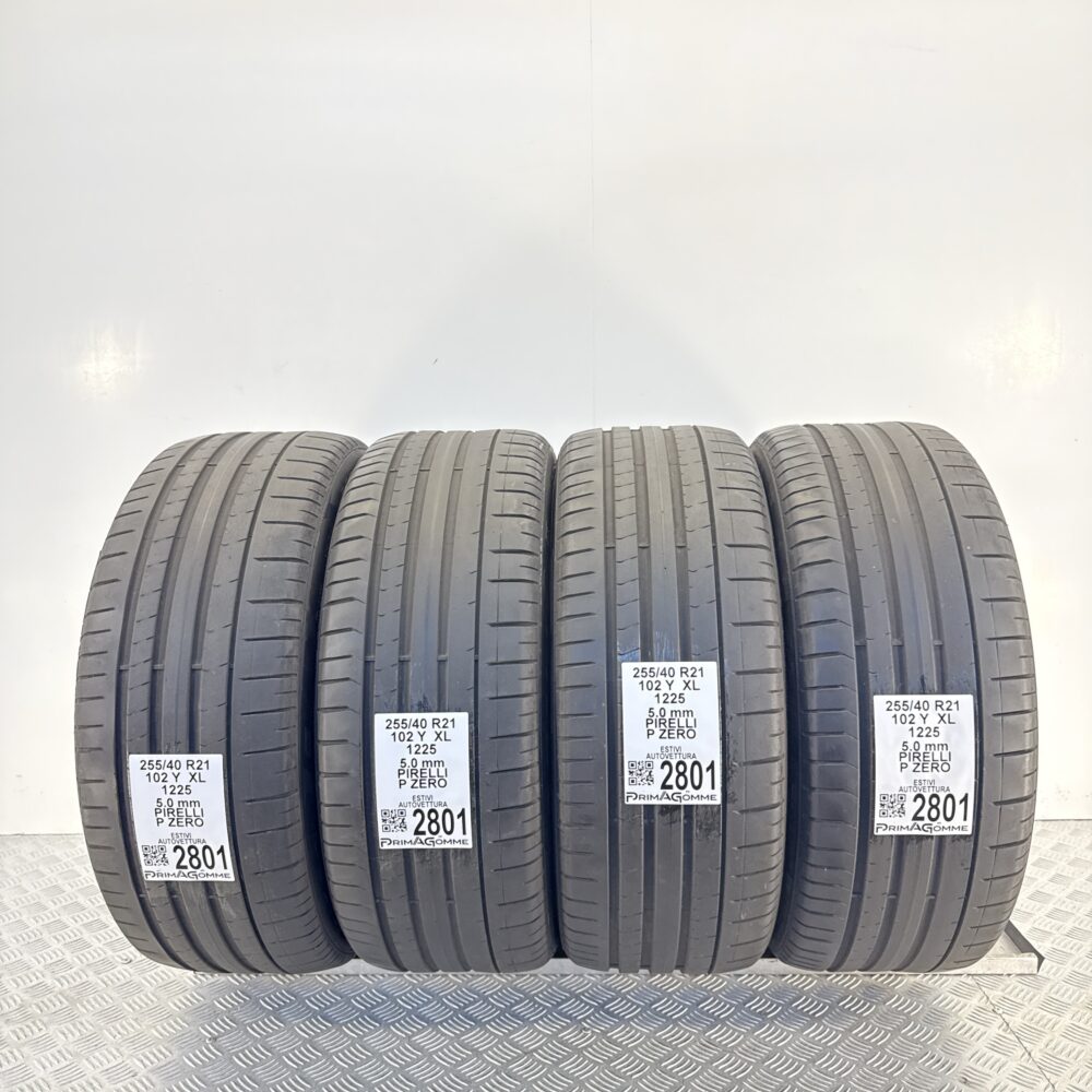 Gomme Usate 255 40 R21 XL 102Y Pirelli P Zero 71% Estive
