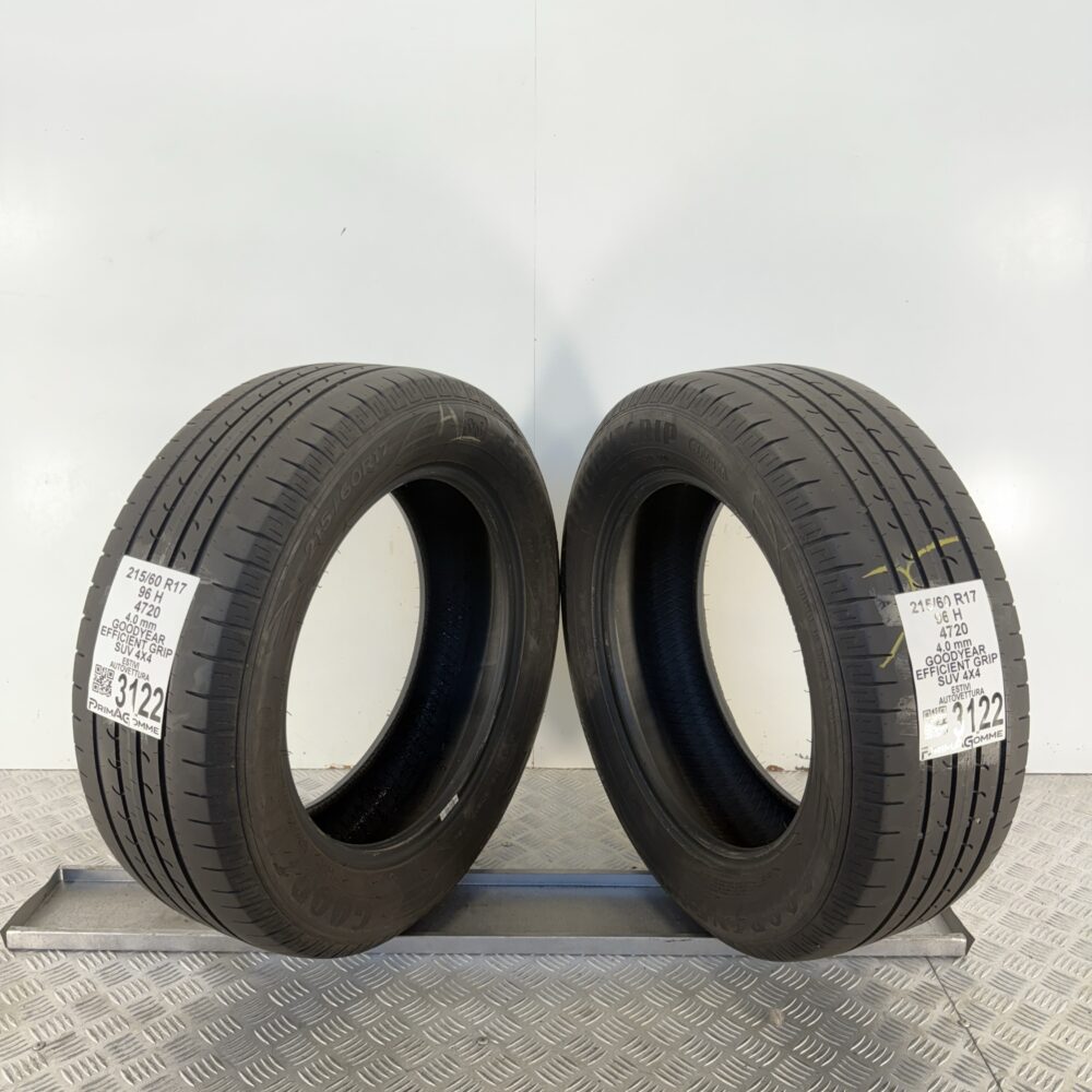 Gomme Usate 215 60 R17 96H Goodyear Efficient Grip SUV 4X4 Estive - immagine 6