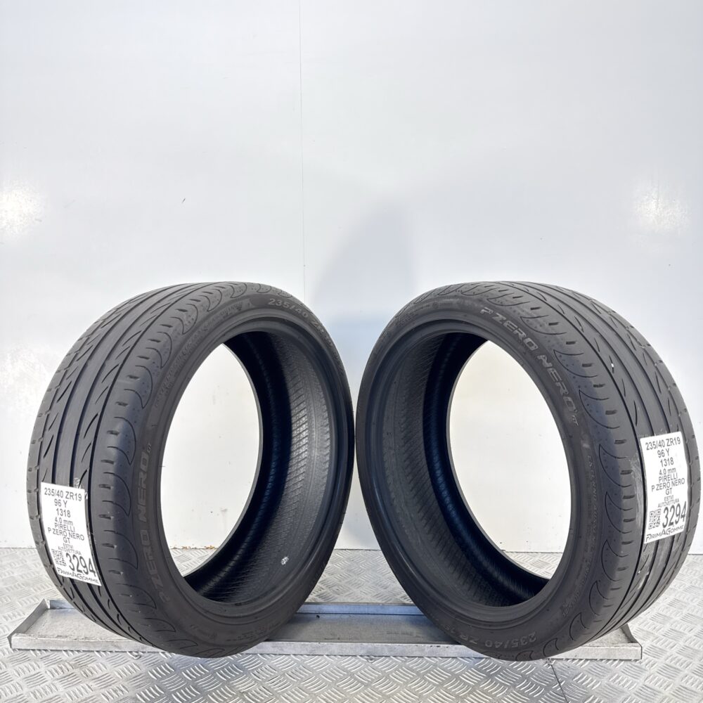 Gomme Usate 235 40 ZR19 96Y Pirelli P Zero Nero GT Estive - immagine 11