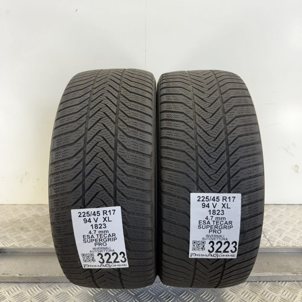 Gomme Usate 225 45 R17 XL 94V Esa Tecar Supergrip Pro Invernali