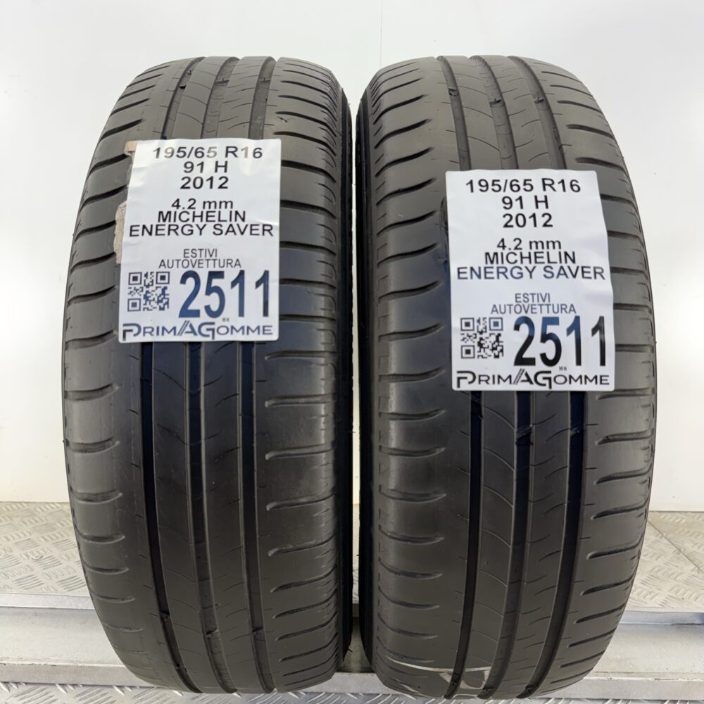 Gomme Usate 195 65 R16 91H Michelin Energy Saver Estive
