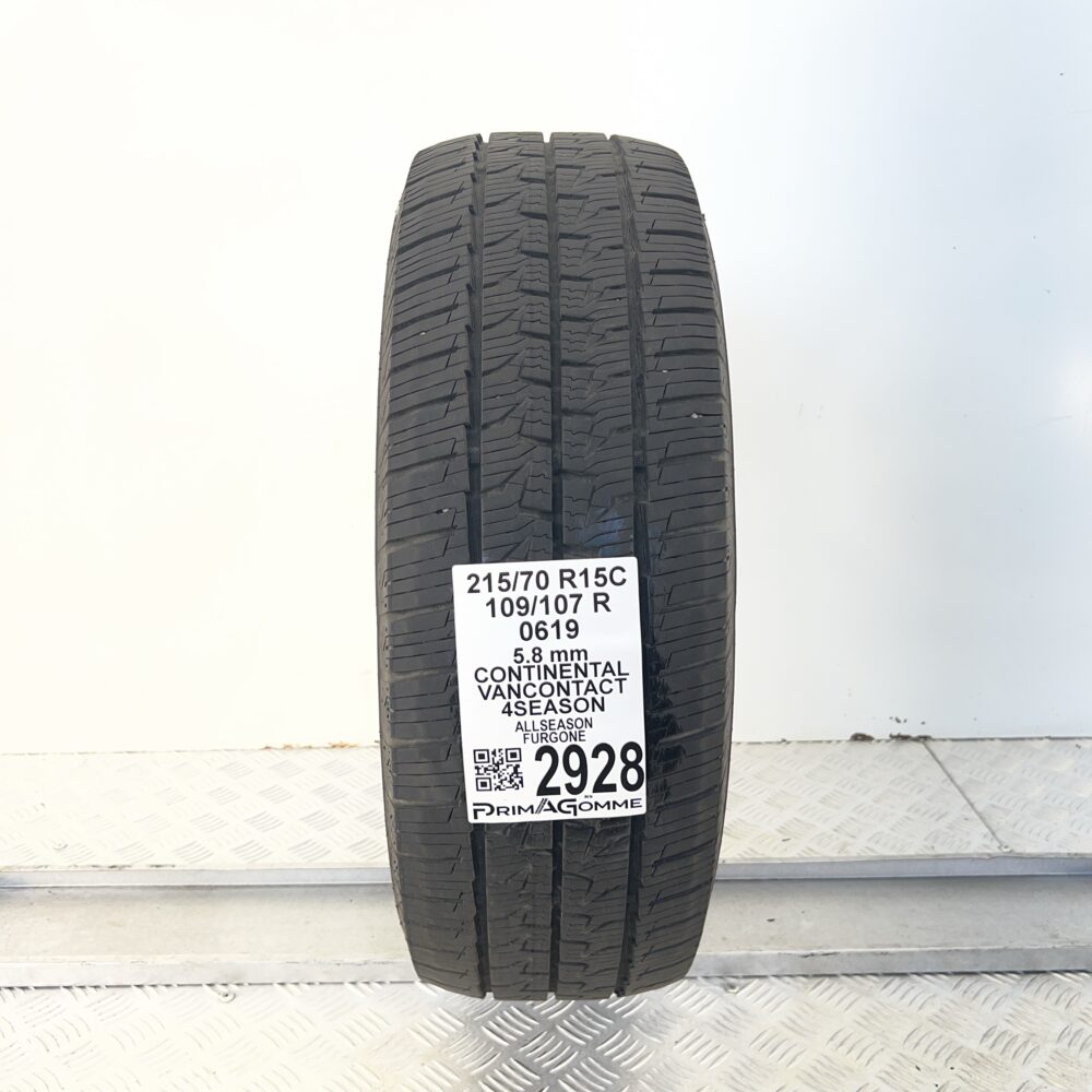 Gomma Usata 215 70 R15C 109/107R Continental VanContact 4Season 4 Stagioni