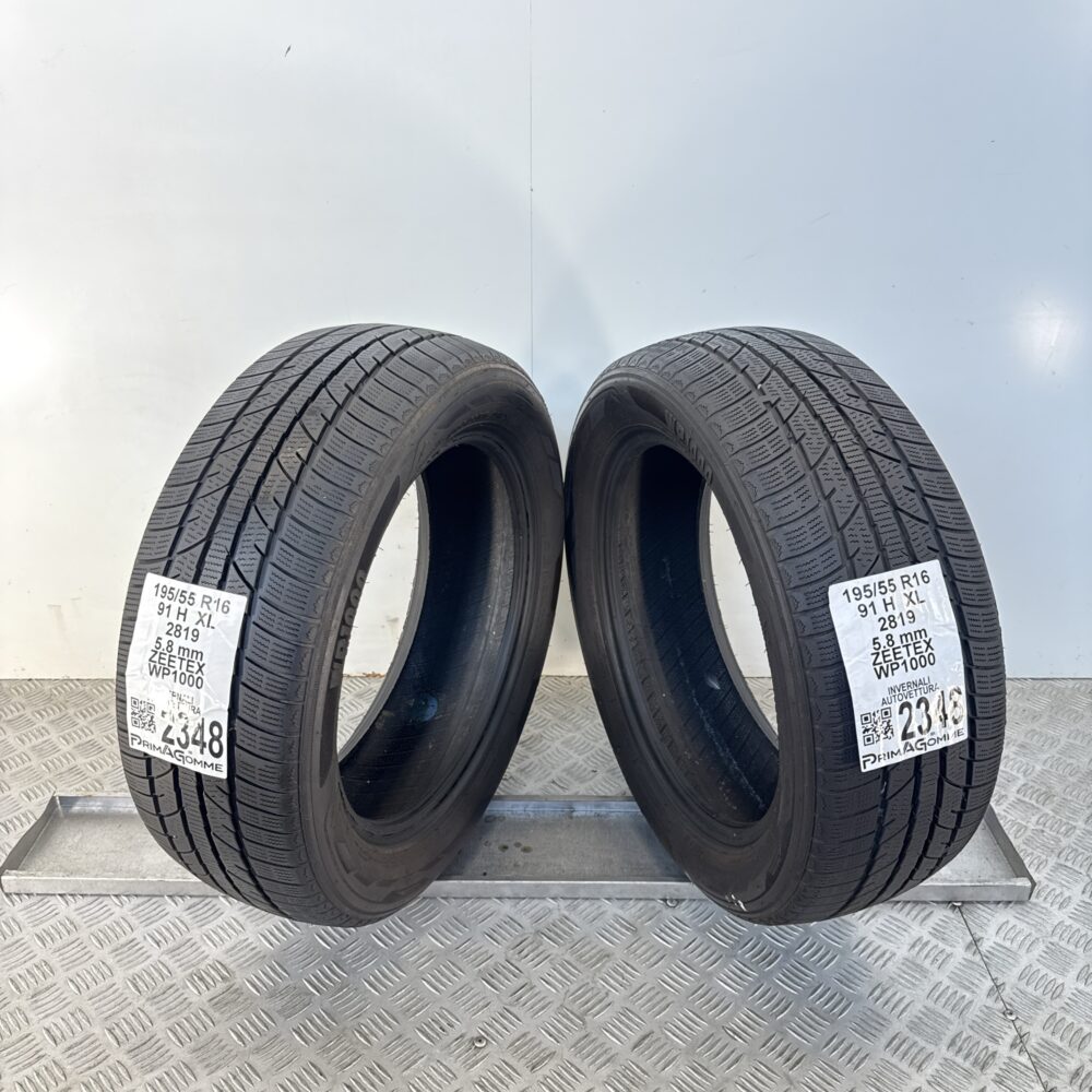 Gomme Usate 195 55 R16 XL 91H ZEETEX WP1000 83% Invernali - immagine 6