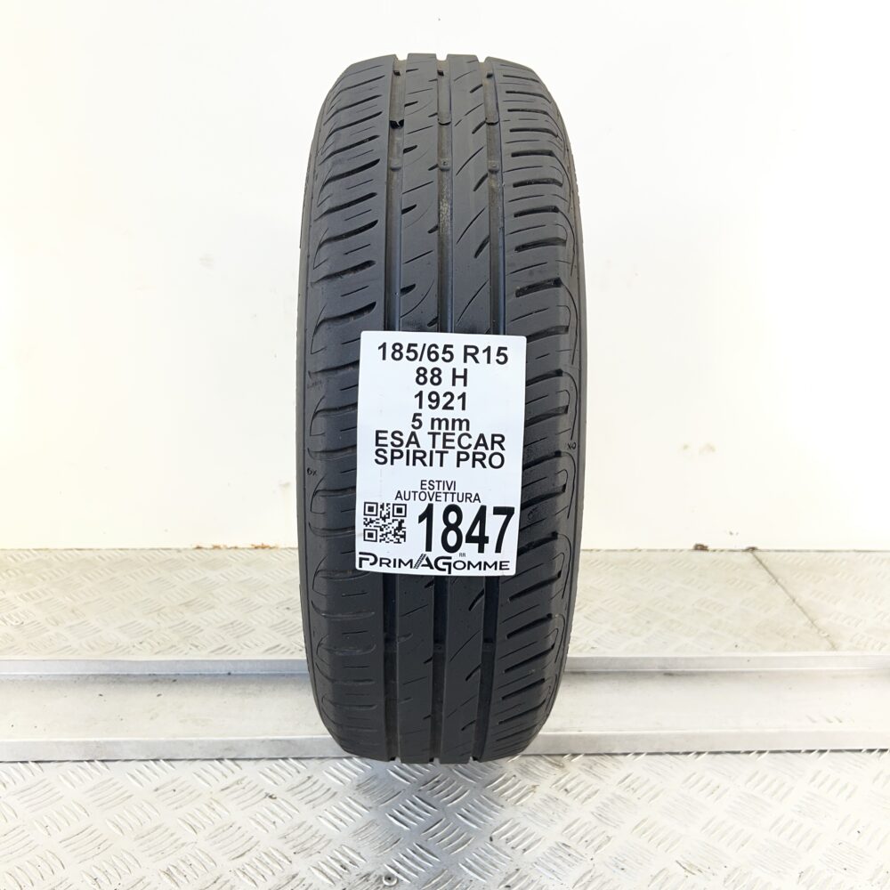 Pneumatico Usato 185 65 R15 88H ESA TECAR Spirit Pro 71% Estivo