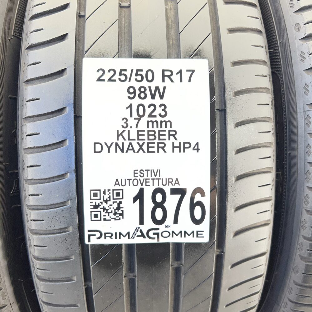 Pneumatici Usati 225 50 R17 98W KLEBER Dynaxer HP4 Estive - immagine 3