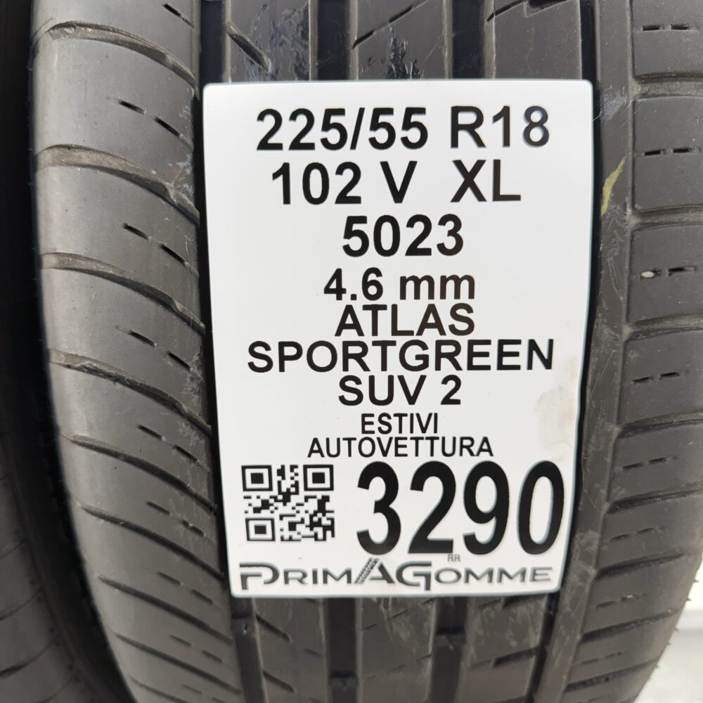 Gomme Usate 225 55 R18 XL 102V Atlas Sportgreen SUV 2 Estive - immagine 3