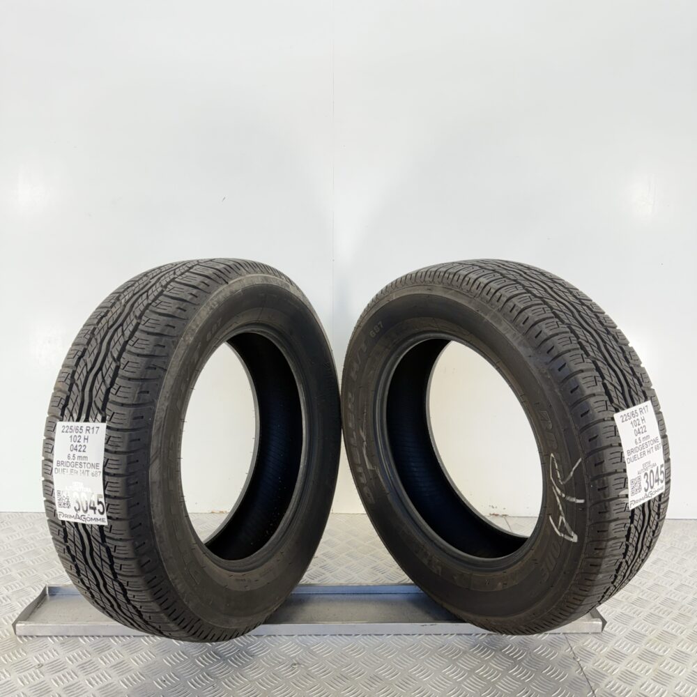 Gomme Usate 225 65 R17 102H Bridgestone Dueler H/T 687 93% Estive - immagine 6