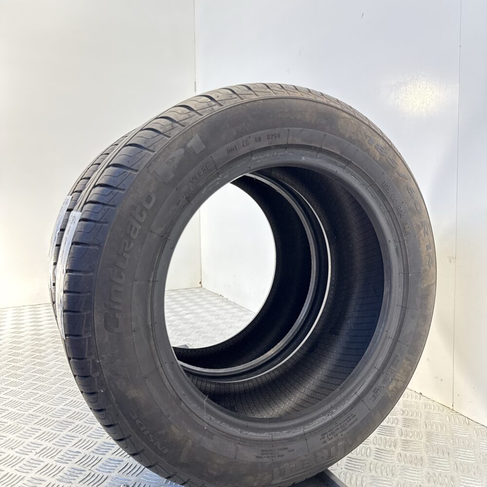 Gomme Usate 185 60 R14 82H Pirelli Cinturato P1 Verde 100% Estive - immagine 5