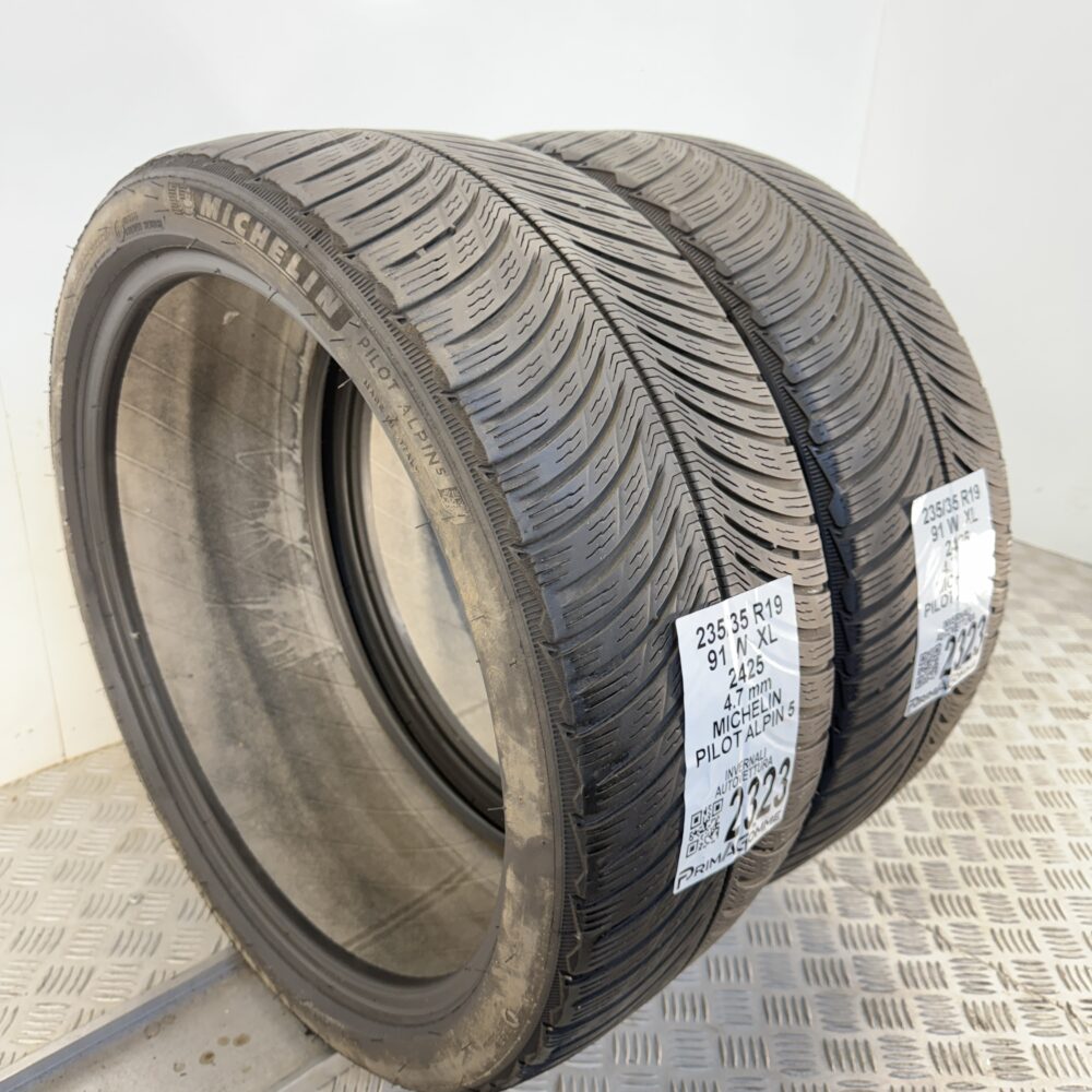 Gomme Usate 235 35 R19 XL 91W Michelin Pilot Alpin 5 Invernali - immagine 5