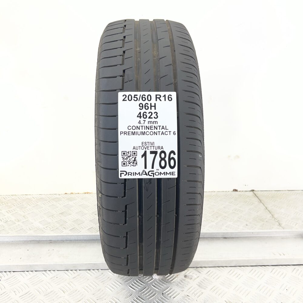 Pneumatico Usato 205 60 R16 96H XL Continental PremiumContact 6 Estivo