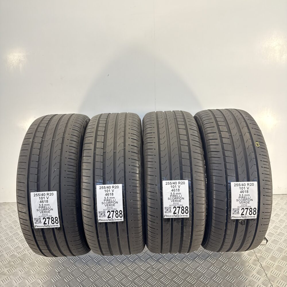 Gomme Usate 255 40 R20 101V Pirelli Scorpion Verde 79% Estive