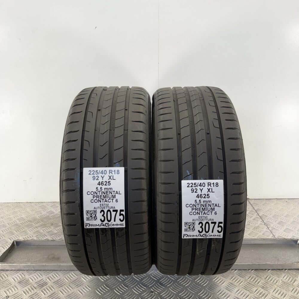 Gomme Usate 225 40 R18 XL 92Y Continental Premium Contact 6 79% Estive