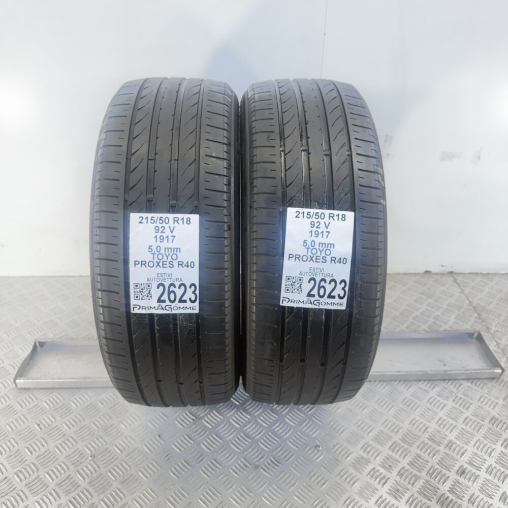 Gomme Usate 215 50 R18 92V Toyo Proxes R40 71% Estive - immagine 4