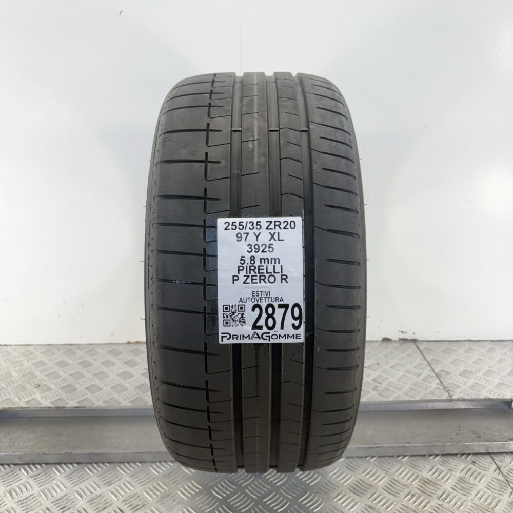 Gomma Usata 255 35 ZR20 XL 97Y Pirelli P Zero R 83% Estivo