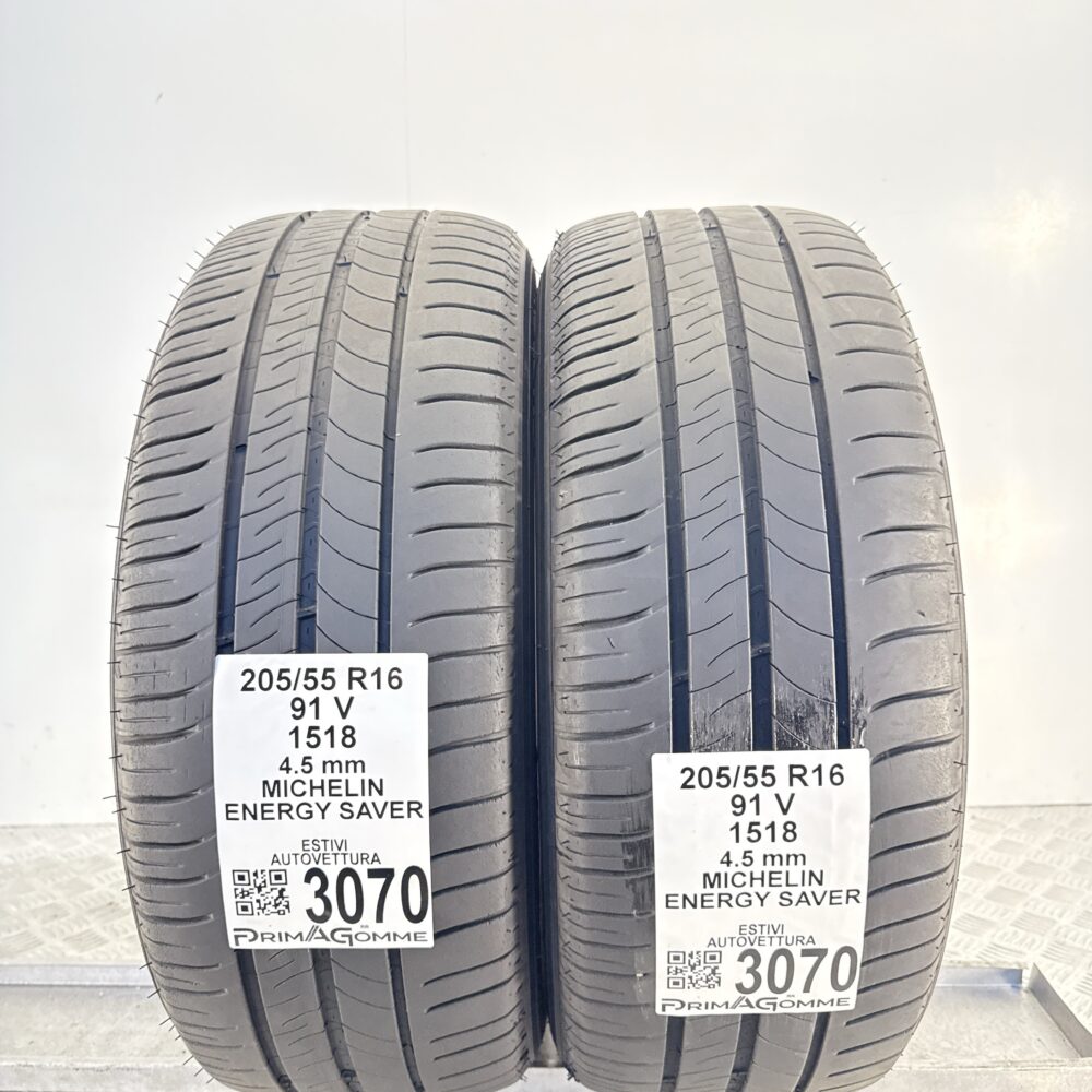 Gomme Usate 205 55 R16 91V Michelin Energy Saver Estive - immagine 4