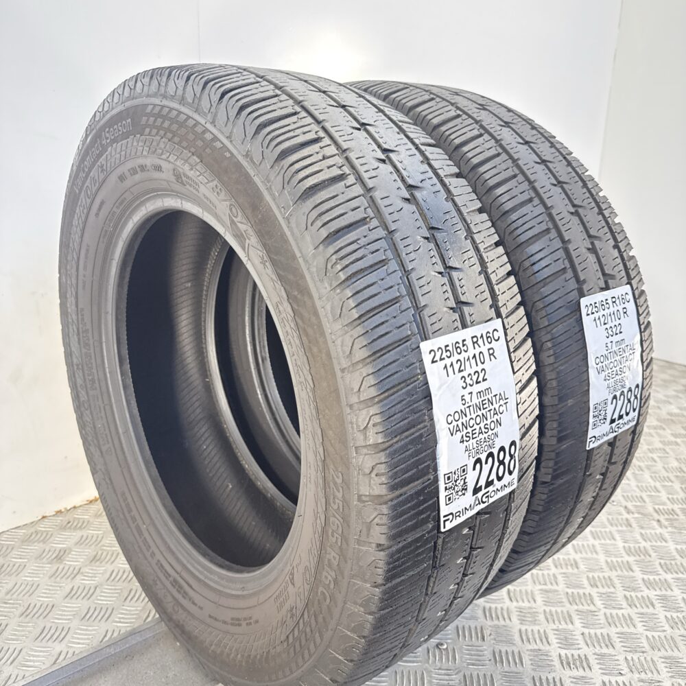Gomme Usate 225 65 R16C 112/110R Continental VanContact 4Season 4 Stagioni - immagine 5