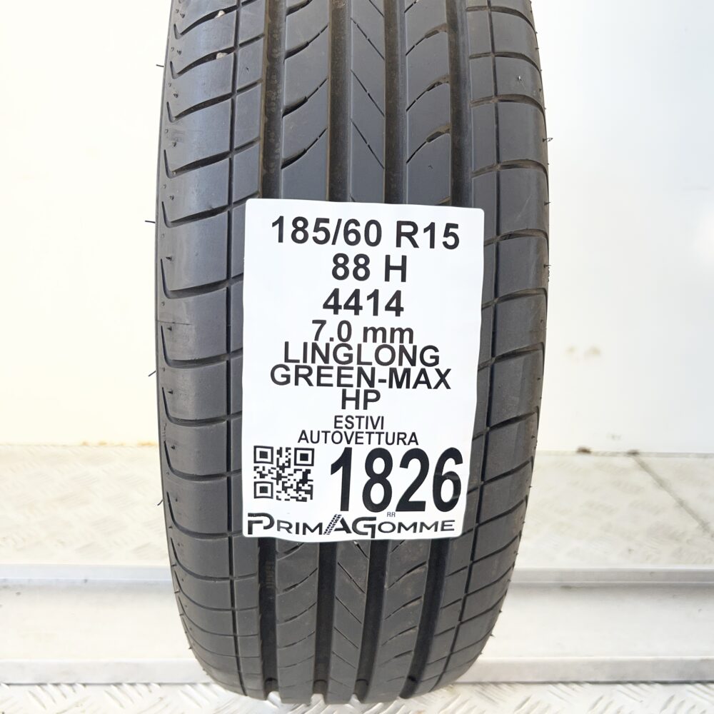 Pneumatico Usato 185 60 R15 88H LINGLONG GREEN-MAX HP 100% Estivo - immagine 3
