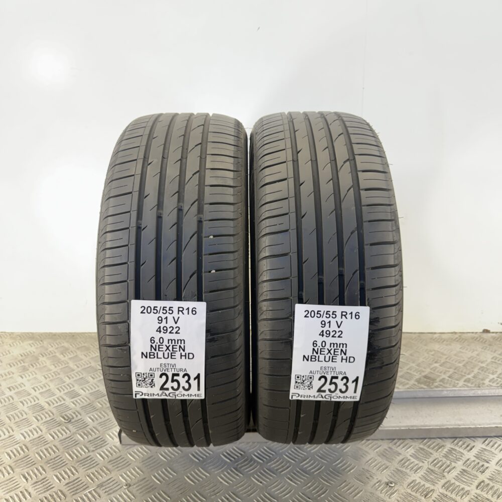 Gomme Usate 205 55 R16 91V Nexen NBLUE HD 86% Estive - immagine 4