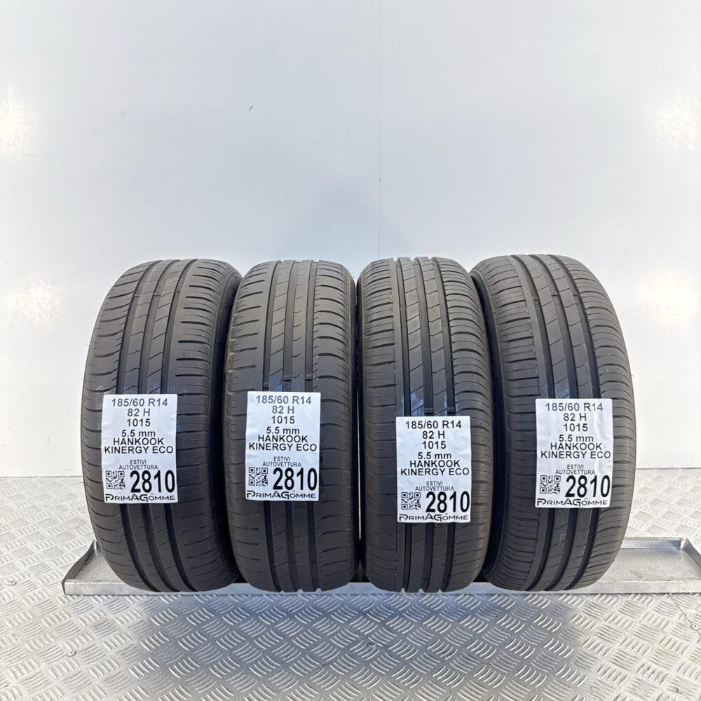 Gomme Usate 185 60 R14 82H Hankook Kinergy Eco 79% Estive