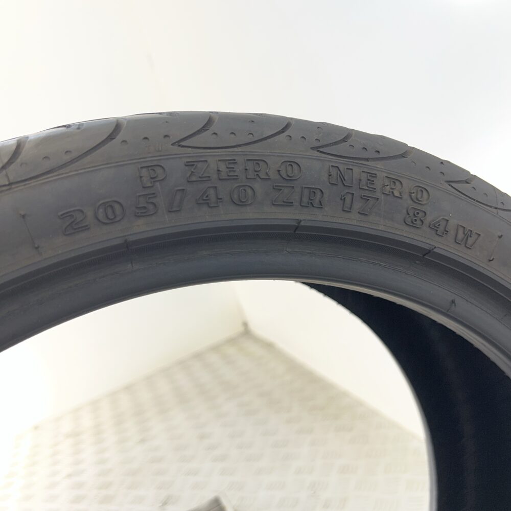 Pneumatico Usato 205 40 ZR17 84W PIRELLI P Zero Nero 71% Estivo - immagine 8