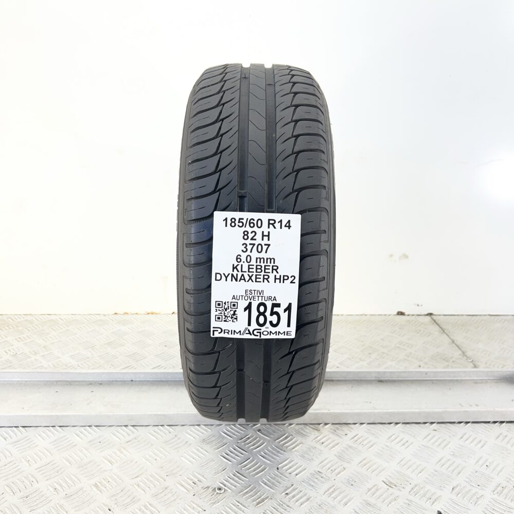 Pneumatico Usato 185 60 R14 82H KLEBER Dynaxer HP2 86% Estivo - immagine 8