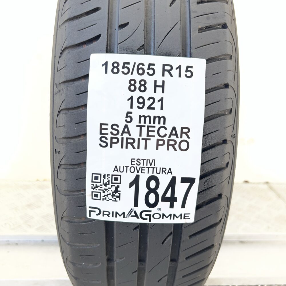 Pneumatico Usato 185 65 R15 88H ESA TECAR Spirit Pro 71% Estivo - immagine 4