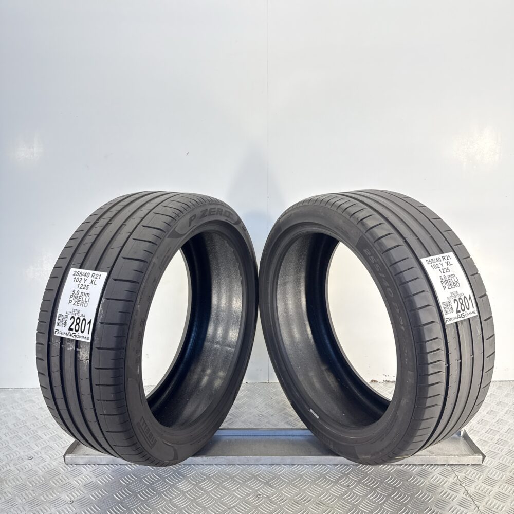 Gomme Usate 255 40 R21 XL 102Y Pirelli P Zero 71% Estive - immagine 11