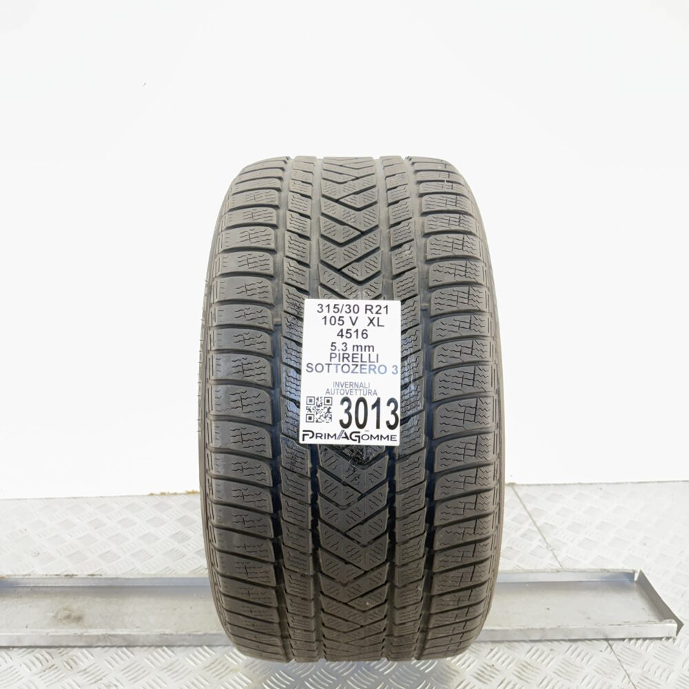 Gomma Usata 315 30 R21 XL 105V Pirelli Sottozero 3 Invernale
