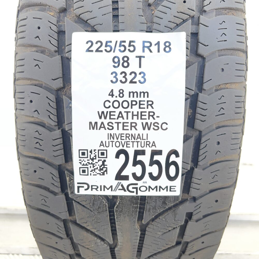 Gomma Usata 225 55 R18 98T Cooper Weather-Master WSC Invernale - immagine 3