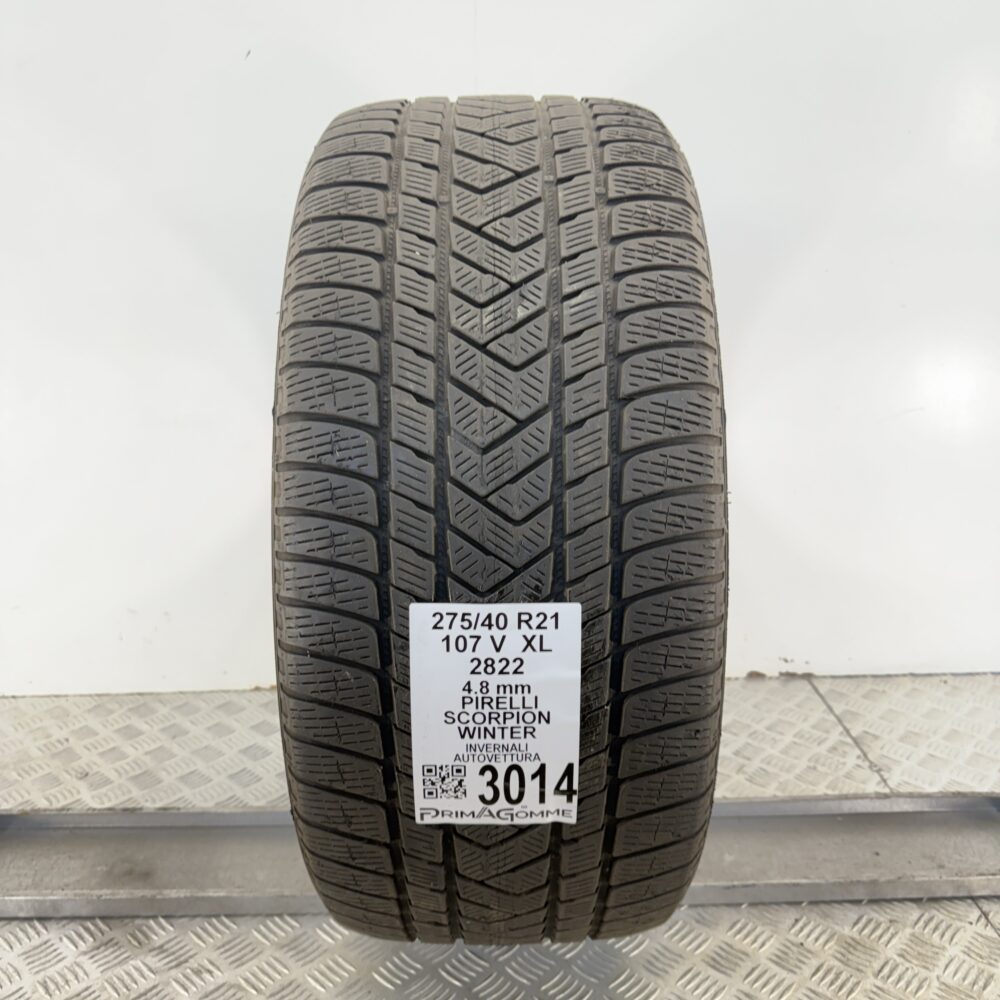 Gomma Usata 275 40 R21 XL 107V Pirelli Scorpion Winter Invernale