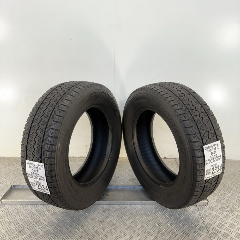 Gomme Usate 205 65 R16C 107/105R Bridgestone Blizzak W995 Invernali - immagine 6