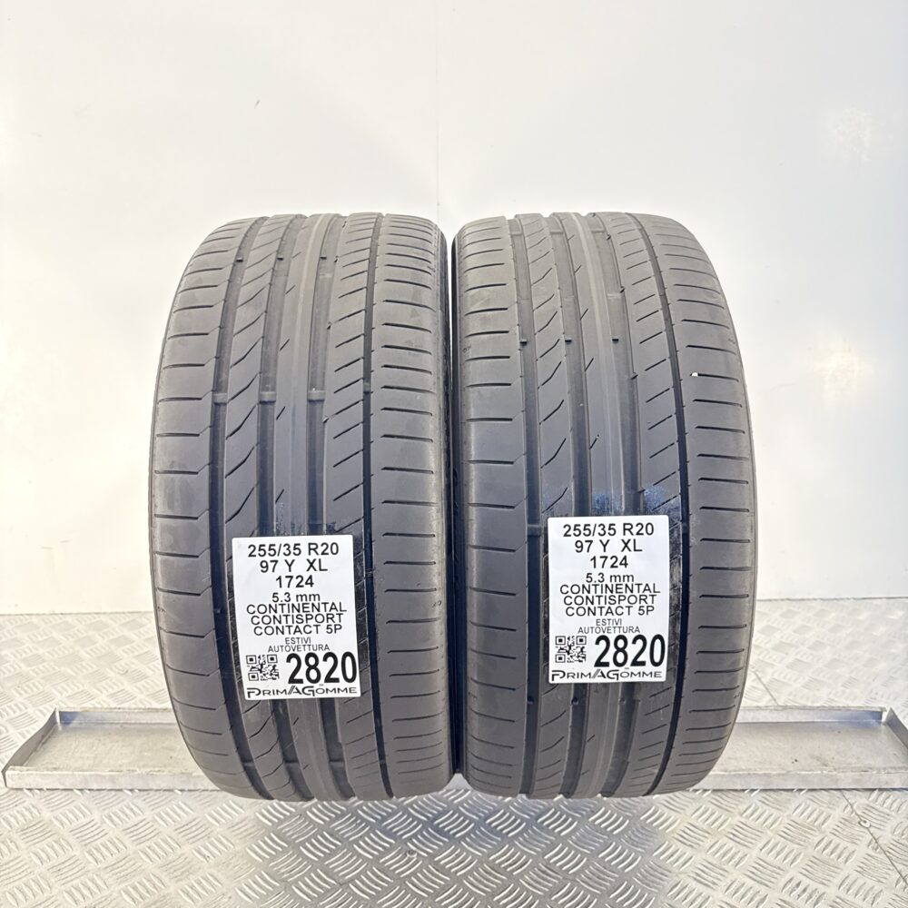 Gomme Usate 255 35 R20 XL 97Y Continental ContiSport Contact 5P 76% Estive