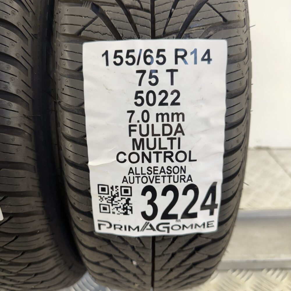 Gomme Usate 155 65 R14 75T Fulda Multi Control 98% 4 Stagioni - immagine 2