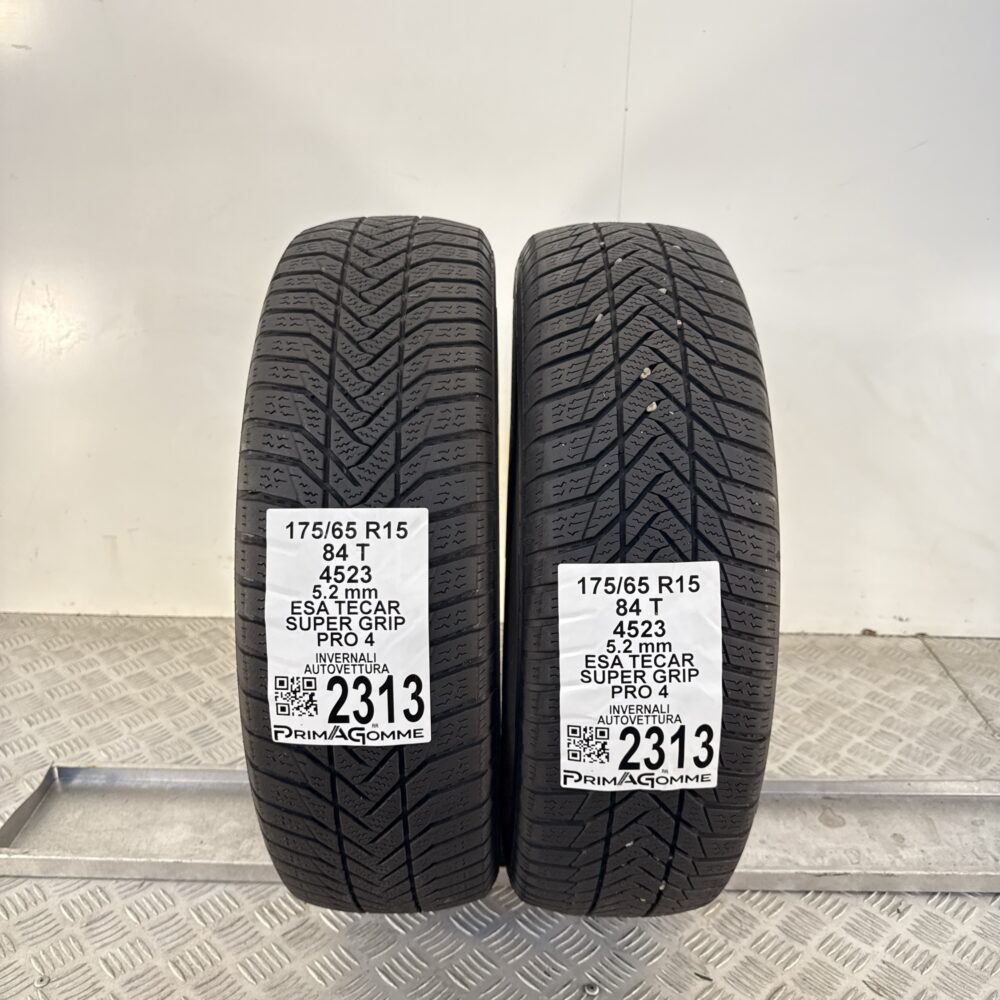 Gomme Usate 175 65 R15 84T Esa Tecar Super Grip Pro 4 74% Invernali - immagine 8