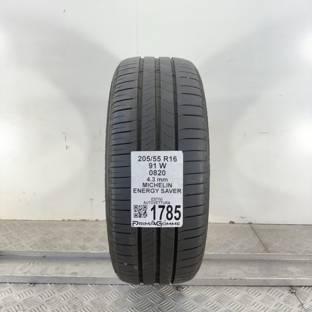 Pneumatico Usato 205 55 R16 91W Michelin Energy Saver Estivo