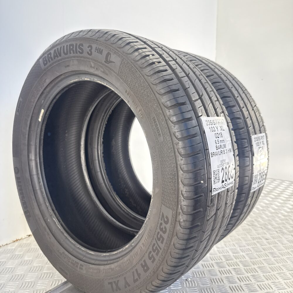 Gomme Usate 235 55 R17 XL 103Y BARUM Bravuris 3 HM 93% Estive - immagine 5