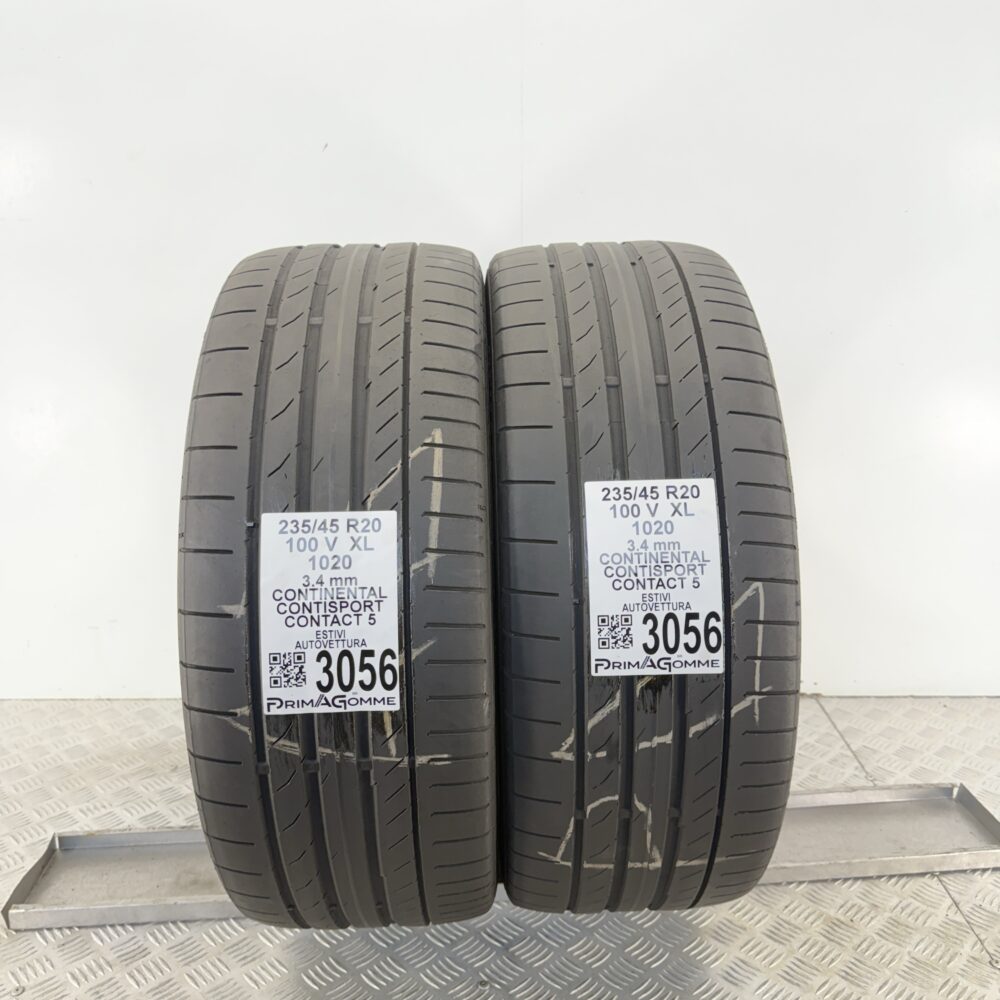 Gomme Usate 235 45 R20 XL 100V Continental ContiSport Contact 5 Estive - immagine 8