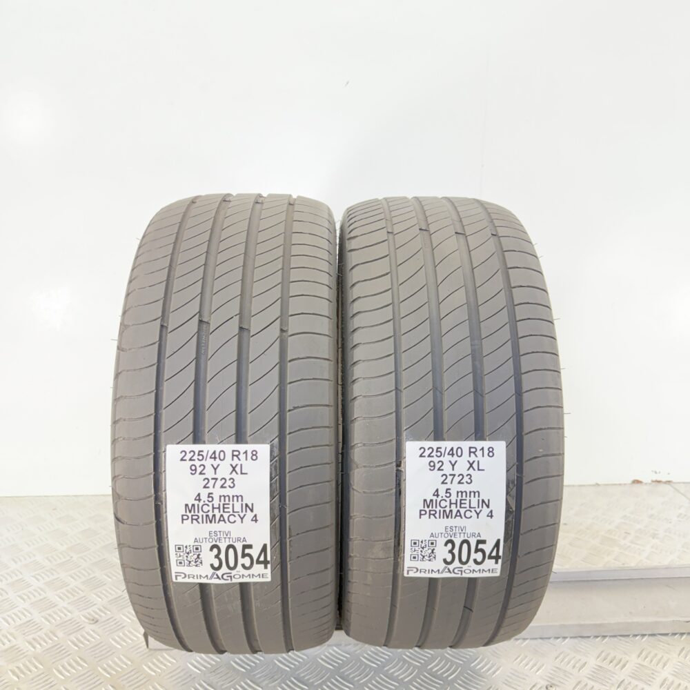 Gomme Usate 225 40 R18 XL 92Y Michelin Primacy 4 Estive - immagine 4