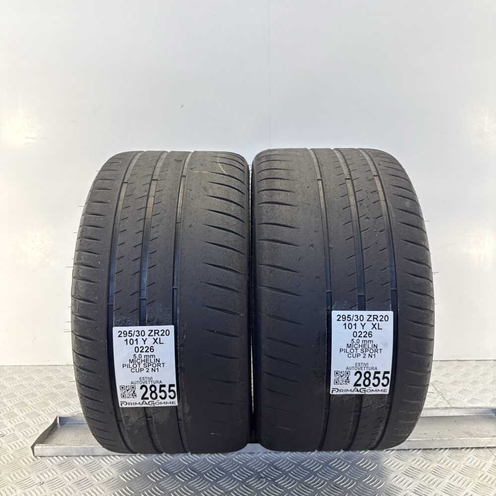Gomme Usate 295 30 ZR20 XL 101Y MICHELIN Pilot Sport Cup 2 N1 Semi-Slick Estive