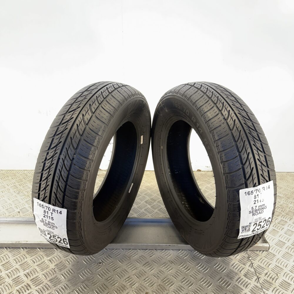 Gomme Usate 165 70 R14 81T Sebring Road 81% Estive - immagine 10