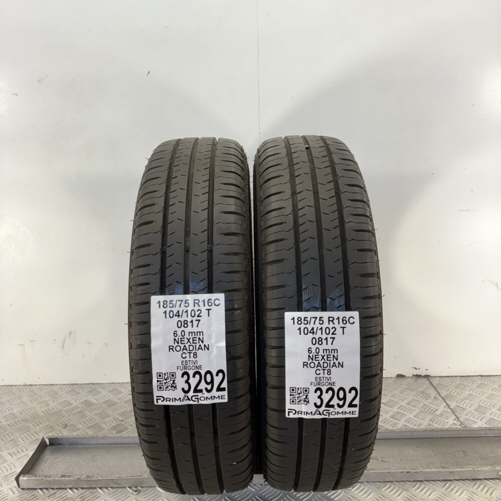 Gomme Usate 185 75 R16C 104/102T Nexen Roadian CT8 86% Estive