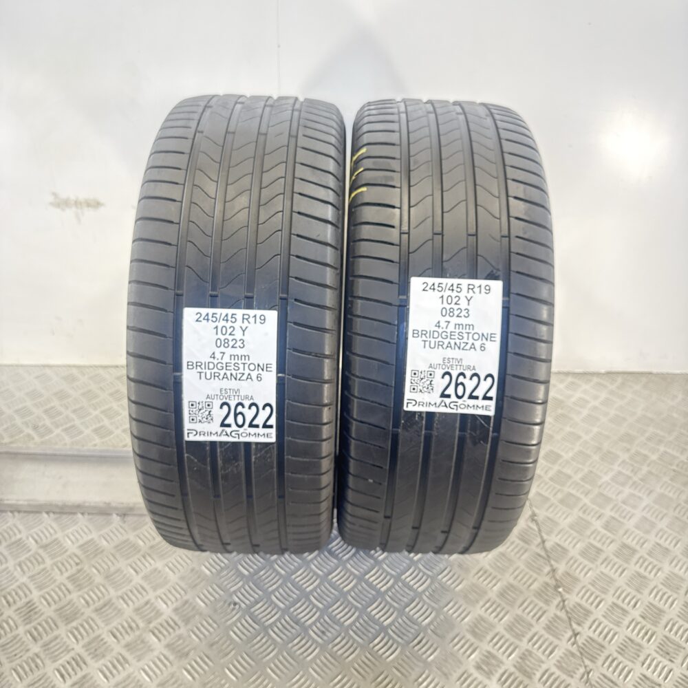 Gomme Usate 245 45 R19 102Y Bridgestone Turanza 6 Estive - immagine 4