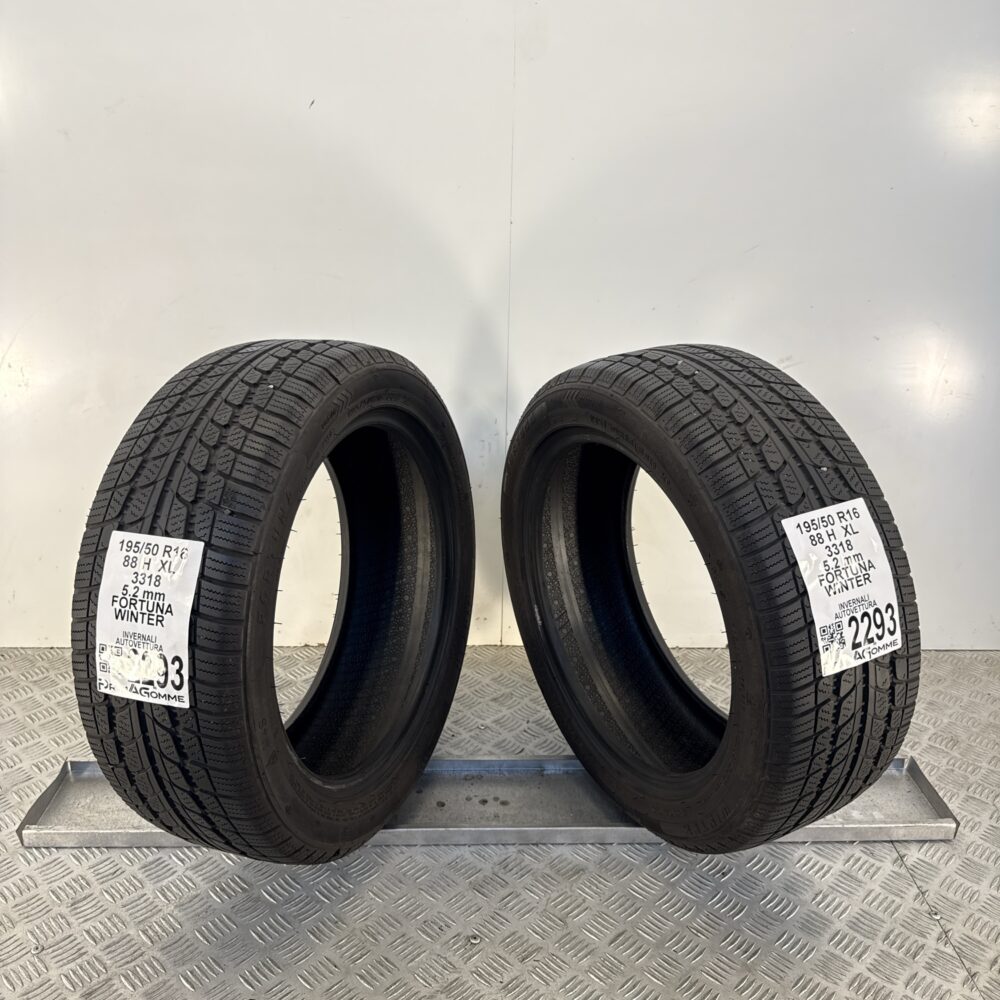 Gomme Usate 195 50 R16 XL 88H Fortuna Winter Invernali - immagine 6