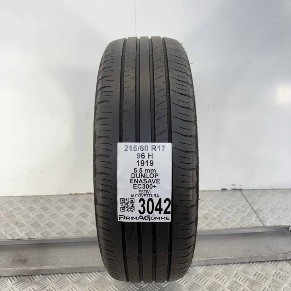 Gomma Usata 215 60 R17 96H Dunlop Enasave EC300+ 79% Estivo