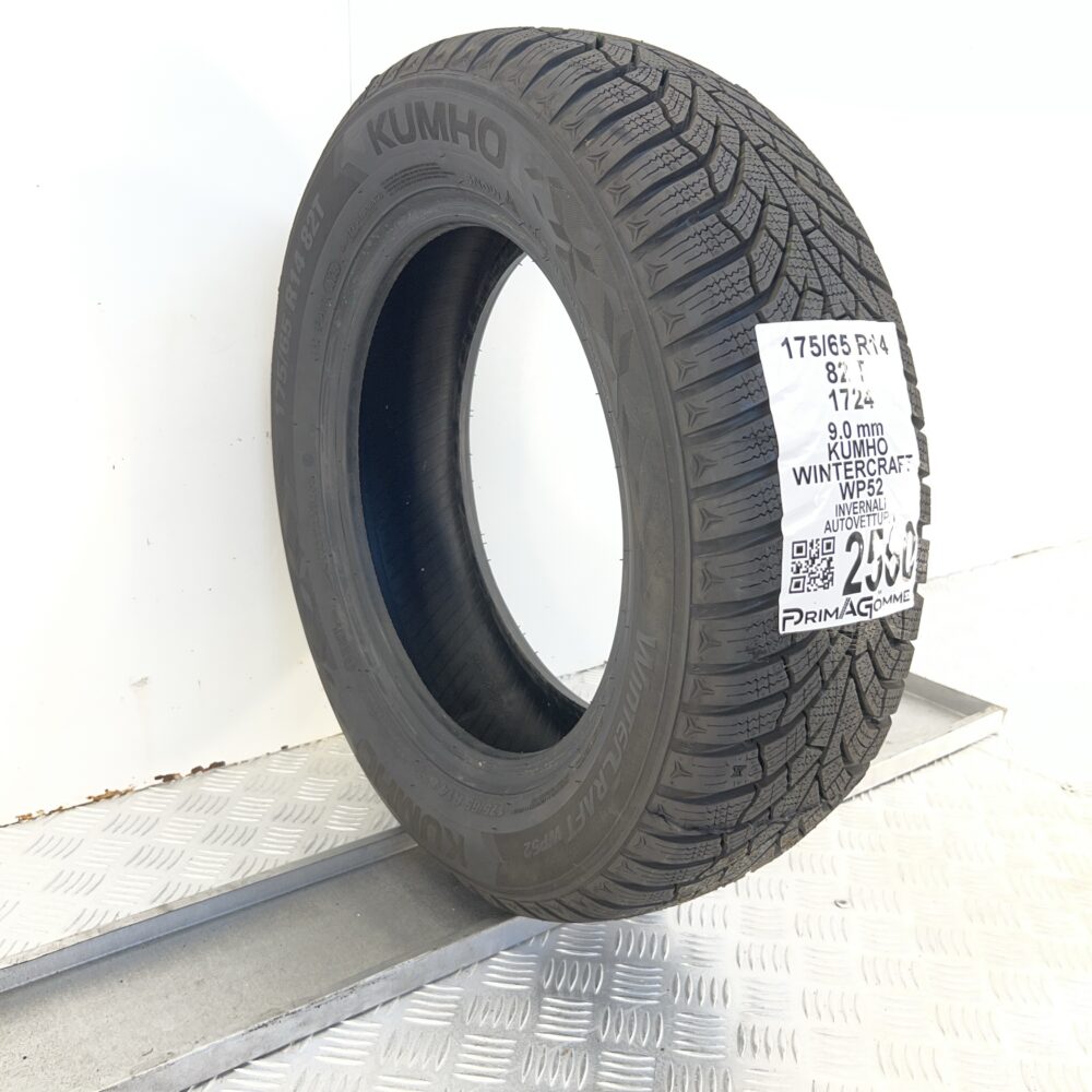 Gomma Usata 175 65 R14 82T Kumho Wintercraft WP52 100% Invernale - immagine 4
