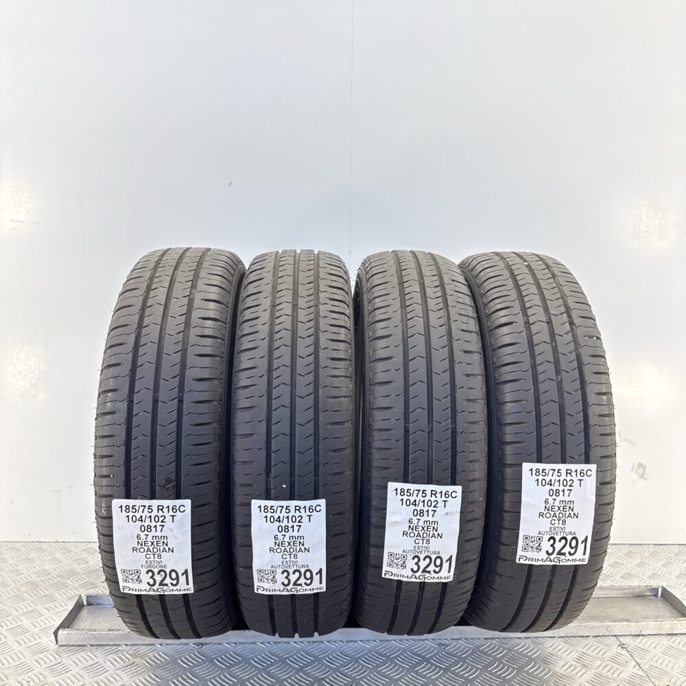 Gomme Usate 185 75 R16C 104/102T Nexen Roadian CT8 96% Estive