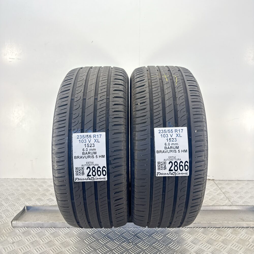 Gomme Usate 235 55 R17 XL 103V BARUM Bravuris 5 HM 86% Estive